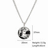 Fishhook Greek Mythology APHRODITE Necklace God King Of Bueaty Love Supernatural Gold Color Stainless Steel Gift For Man Woman