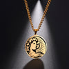Fishhook Greek Mythology APOLLO Necklace God King Of Sun Hope Supernatural Gold Color Stainless Steel Gift For Man Woman Jewelry
