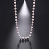 Fishhook Short Choker Necklace White Pearl Beads Rose Gold Color Boho Bohemia Gift For Woman Girl Chain Necklaces Jewelry