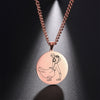 Fishhook Spanish Bullfighter Necklace Spain Supernatural Hero Bull Rose Gold Color Stainless Steel Gift For Man Woman Jewelry