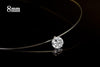 Fishing Line Simple Pendant Necklace Silver Color Dazzling Zircon Necklace Invisible Transparent Jewelry For Women Drop Shipping