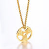 Fitness Dumbbell Piece Pendant Necklace Men's Necklace Metal Pendant Accessories Party Jewelry