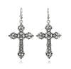 Five-pointed star Cross Fairy dumbbel Hidden button Brass Knuckle Dusters-Charm Statement Sweater Chain Necklace Pendant jewelry
