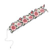 Floral Statement Choker Necklace Silver Color Chains Rose Flower Leaf Tattoo Chokers Necklaces Accessories Jewelry For Women