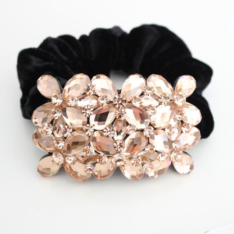 Flower Crystal Rhinestone 90s Hair Accessories Jewelry Ornament Tiara Rope online shop for Women Office Dance Weddding Party