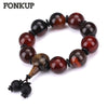 Men Pendant Bracelets Agate Beaded Jewelry Natural Stone Ornaments Original Ethnic Accessories Black Spacer Buddha Beads