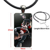 For Men Women Sfm Fnaf Animatronics Black Necklace Long Chain With Rectangle Necklace Jewelry
