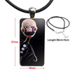 For Men Women Sfm Fnaf Animatronics Black Necklace Long Chain With Rectangle Necklace Jewelry