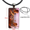 For Women Men Fast And Furious Necklace Long Chain With Rectangle Necklace Jewelry