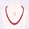 Forkup Aquamarine Necklace Women Blue Bead Choker Female Clavicle Chain Gemstone Jewelry Natural Stone Kolye Vintage Accessories
