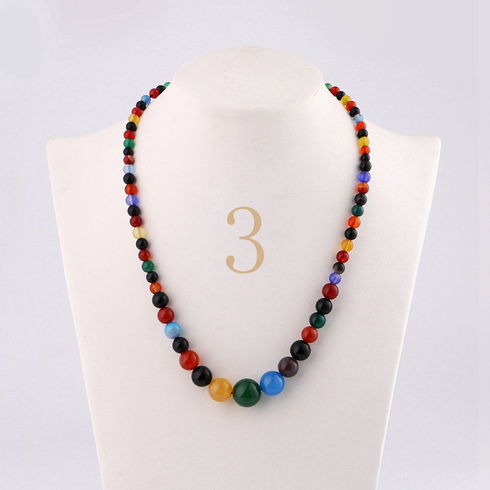 Forkup Aquamarine Necklace Women Blue Bead Choker Female Clavicle Chain Gemstone Jewelry Natural Stone Kolye Vintage Accessories