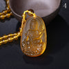 Forkup Beaded Chain Necklace Citrine Gemstone Jewellery Trendy Women Anniversary Natural Accessories Transparent Gioielli Power