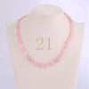 Forkup Green Malachite Necklace Women Choker Love Heart Bead Chain Fashion Femme Jewelry Couple Accessories Valentines D Gift
