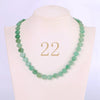 Forkup Green Malachite Necklace Women Choker Love Heart Bead Chain Fashion Femme Jewelry Couple Accessories Valentines D Gift
