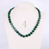 Forkup Green Malachite Necklace Women Choker Love Heart Bead Chain Fashion Femme Jewelry Couple Accessories Valentines D Gift