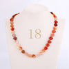Forkup Green Malachite Necklace Women Choker Love Heart Bead Chain Fashion Femme Jewelry Couple Accessories Valentines D Gift