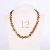 Forkup Green Malachite Necklace Women Choker Love Heart Bead Chain Fashion Femme Jewelry Couple Accessories Valentines D Gift