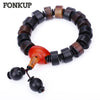 Forkup Hyperbole Men Wristlet Agate Strand Bracelet Geometric Anniversary Jewelry Maritime Crystal Accessories Live Strong Reiki