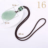 Forkup Malachite Necklace Water Drop Pendant Men Long Sweater Chain Bohemia Women Jewelry Natural Stone Bijoux Femme Accessories