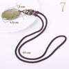 Forkup Opal Necklace Water Drop Pendant Women Long Sweater Chain Statement Jewelry Natural Crystal Accessories Punk Men Ornament