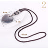 Forkup Opal Necklace Water Drop Pendant Women Long Sweater Chain Statement Jewelry Natural Crystal Accessories Punk Men Ornament