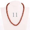 Forkup Pink Chalcedony Necklace Women Clavicular Chain Beaded Jewelry Fashion Femme Short Accessories Natural stone Ornaments