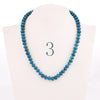 Forkup Pink Chalcedony Necklace Women Clavicular Chain Beaded Jewelry Fashion Femme Short Accessories Natural stone Ornaments