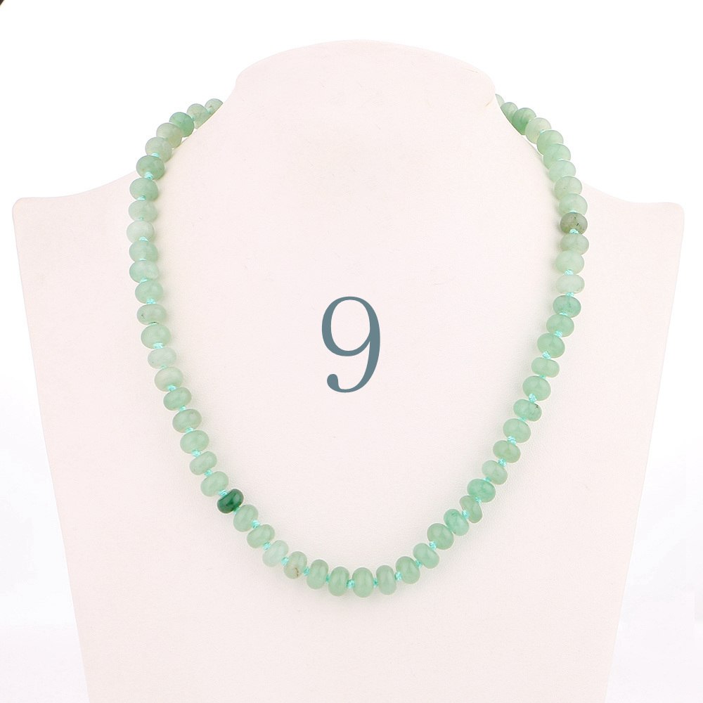Forkup Pink Chalcedony Necklace Women Clavicular Chain Beaded Jewelry Fashion Femme Short Accessories Natural stone Ornaments
