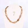 Forkup Red Agate Choker Women Short Necklace Female Clavicle Chain Gemstone Crystal Jewelry Square Bead Accessories Opal Reiki