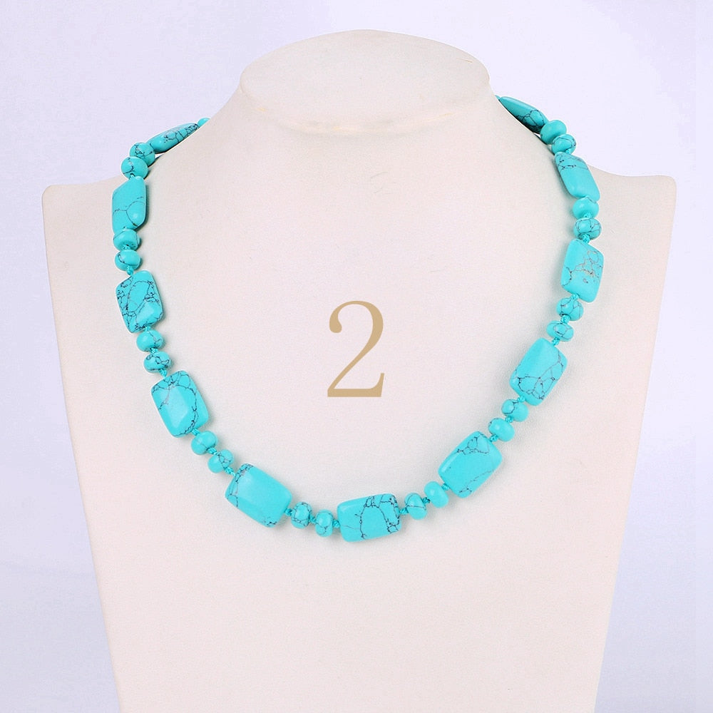 Forkup Red Agate Choker Women Short Necklace Female Clavicle Chain Gemstone Crystal Jewelry Square Bead Accessories Opal Reiki