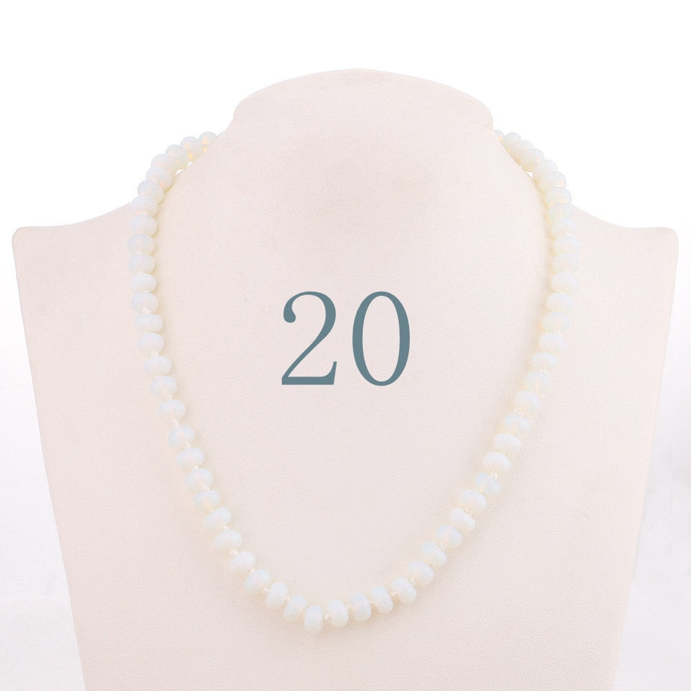 Forkup Red Agate Necklace Women Short Chain Beaded Jewelry Natural Stone Accessories Ethnic Women Ornaments Rose Quartz Reiki