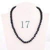 Forkup Red Agate Necklace Women Short Chain Beaded Jewelry Natural Stone Accessories Ethnic Women Ornaments Rose Quartz Reiki