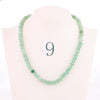 Forkup Red Agate Necklace Women Short Chain Beaded Jewelry Natural Stone Accessories Ethnic Women Ornaments Rose Quartz Reiki