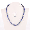 Forkup White Opal Necklace Ball Bead Chain Women Short Clavicular Chain Crystal Stone Jewelry Ethnic Female Accessories Topaz