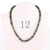 Forkup Yellow Topaz Necklace Women Clavicular Chain Beaded Jewelry Crystal Stone Accessories Femme Short Ornaments Turquoise