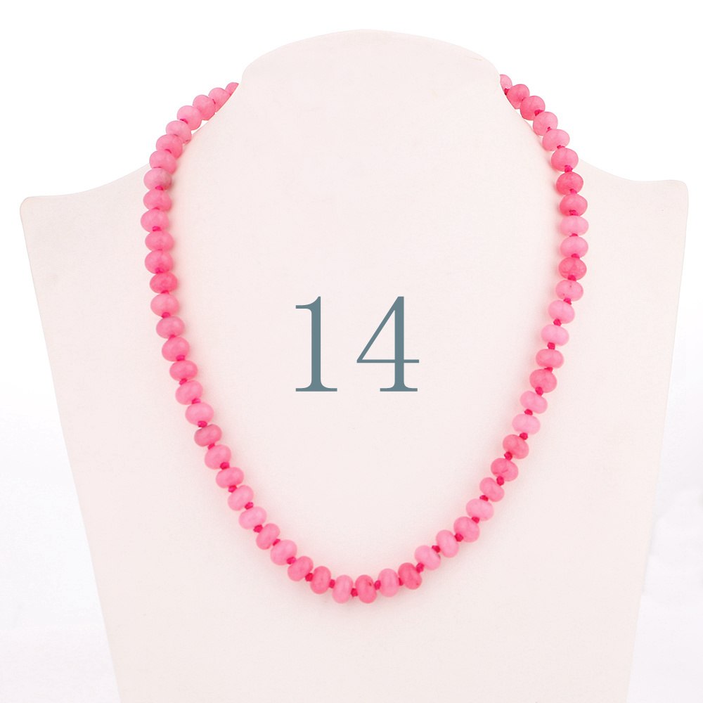 Forkup Yellow Topaz Necklace Women Clavicular Chain Beaded Jewelry Crystal Stone Accessories Femme Short Ornaments Turquoise