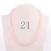 Forkup Yellow Topaz Necklace Women Clavicular Chain Beaded Jewelry Crystal Stone Accessories Femme Short Ornaments Turquoise