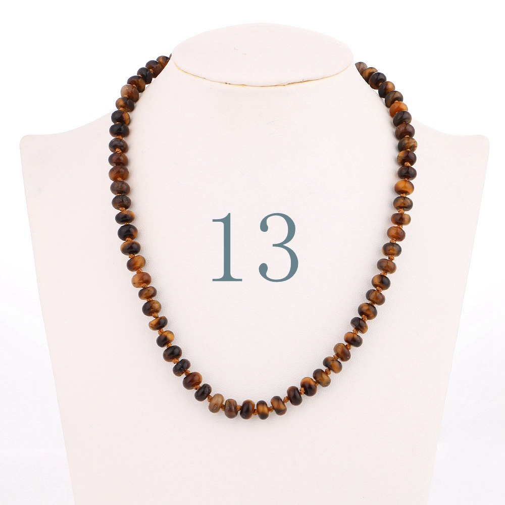 Forkup Yellow Topaz Necklace Women Clavicular Chain Beaded Jewelry Crystal Stone Accessories Femme Short Ornaments Turquoise