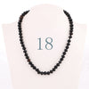 Forkup Yellow Topaz Necklace Women Clavicular Chain Beaded Jewelry Crystal Stone Accessories Femme Short Ornaments Turquoise