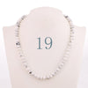 Forkup Yellow Topaz Necklace Women Clavicular Chain Beaded Jewelry Crystal Stone Accessories Femme Short Ornaments Turquoise