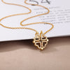 Four-leaf Clover Magnetic Necklace for Women Stainless Steel Zircon Pendant Necklaces 2023 Trend Couple Wedding Jewerly collares