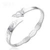 Fox Silver Colour Cuff Bangles For Women Bracelets Ladies  Designer Jewelry Christmas Offers With  GaaBou
