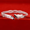 Fox Silver Colour Cuff Bangles For Women Bracelets Ladies  Designer Jewelry Christmas Offers With  GaaBou