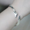 Fox Silver Colour Cuff Bangles For Women Bracelets Ladies  Designer Jewelry Christmas Offers With  GaaBou