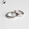 Free Carving Letter 925 Silver Ring Women Lovers Anniversary Silver Female Fashion Jewelry Statement Wedding Couple Rings Silver