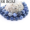 Free Ship 10mm Blue Sodalite Round  Beads Knot Genuine Stone Chocker Women Jewelry Necklace Strand 17.5"