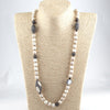 Free S Fashion White Stones Bohemian Tribal Jewelry Handmake Paved and Pearl Ethnic Necklace For Women