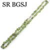 6-8mm Natural Peridot Gems Chips Stone For Wedding Jewelry Bohemian Chokers Necklace 18inch