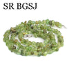 6-8mm Natural Peridot Gems Chips Stone For Wedding Jewelry Bohemian Chokers Necklace 18inch
