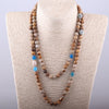 Bohemian Jewelry Natural Semi Stones Necklace